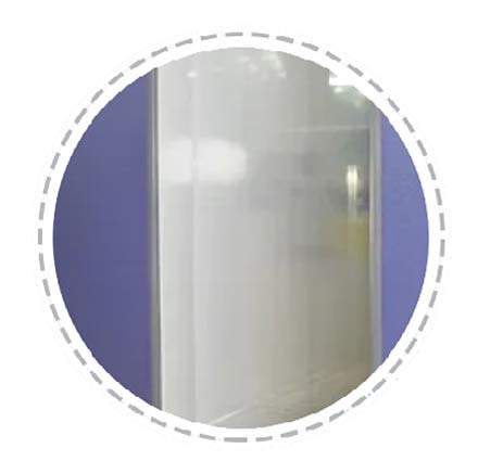 1 observing window (insulating glass with transparent heating film)